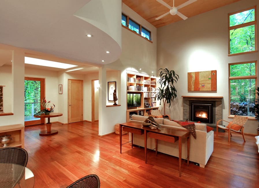 interior architecture reacts to landscape architecture