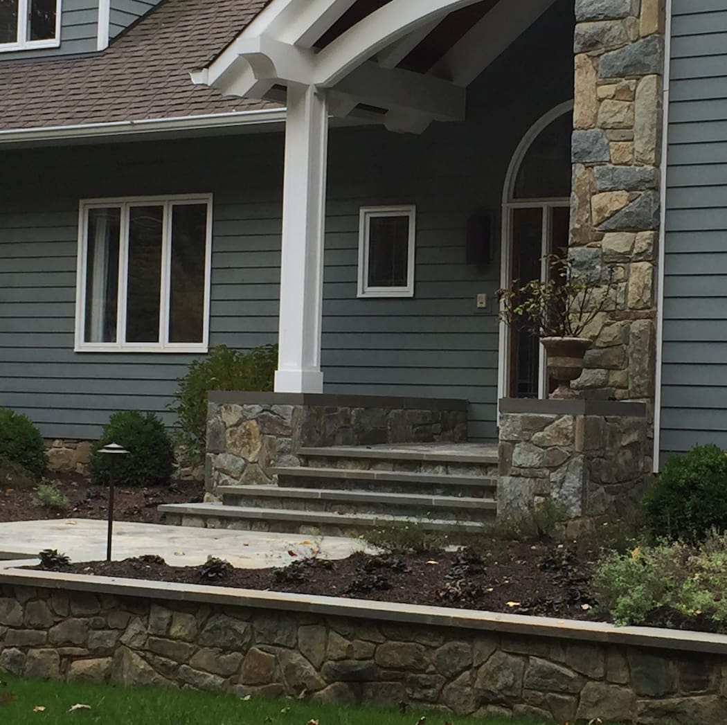 front entry porch detail