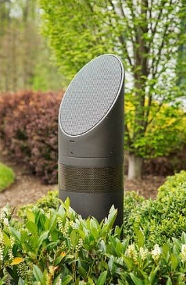 outdoor speaker-above grade
