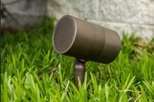 outdoor audio-bullet speaker
