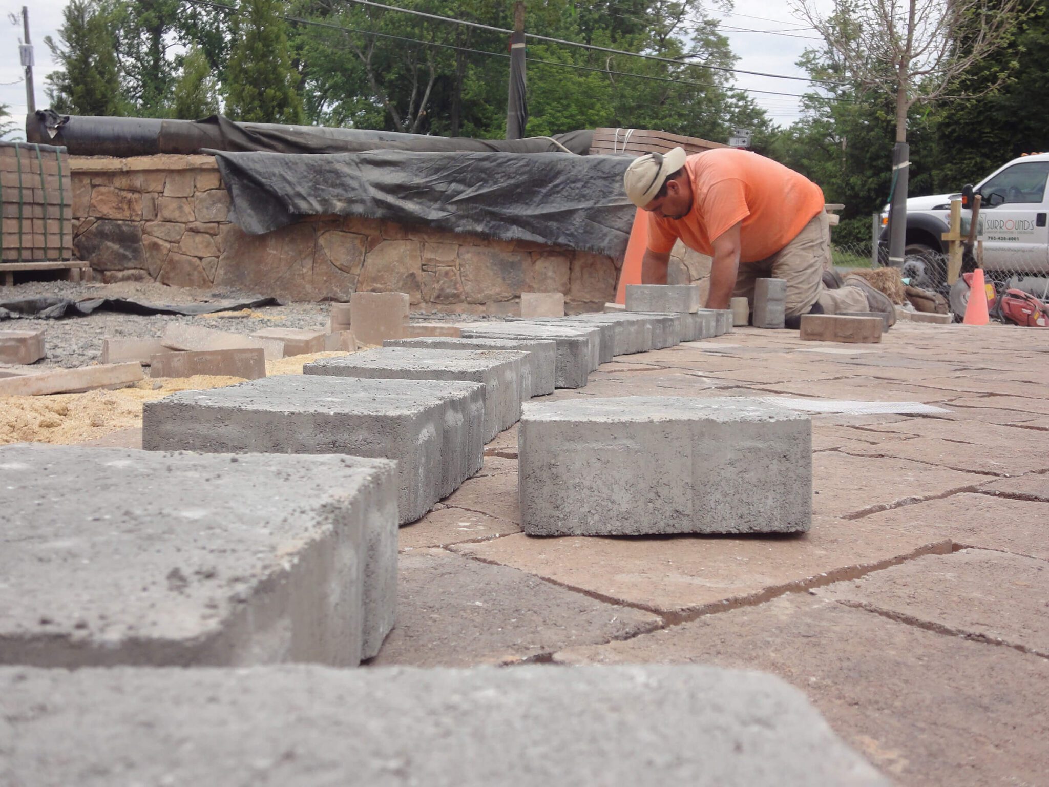 meticulous craftsmanship in new driveway design
