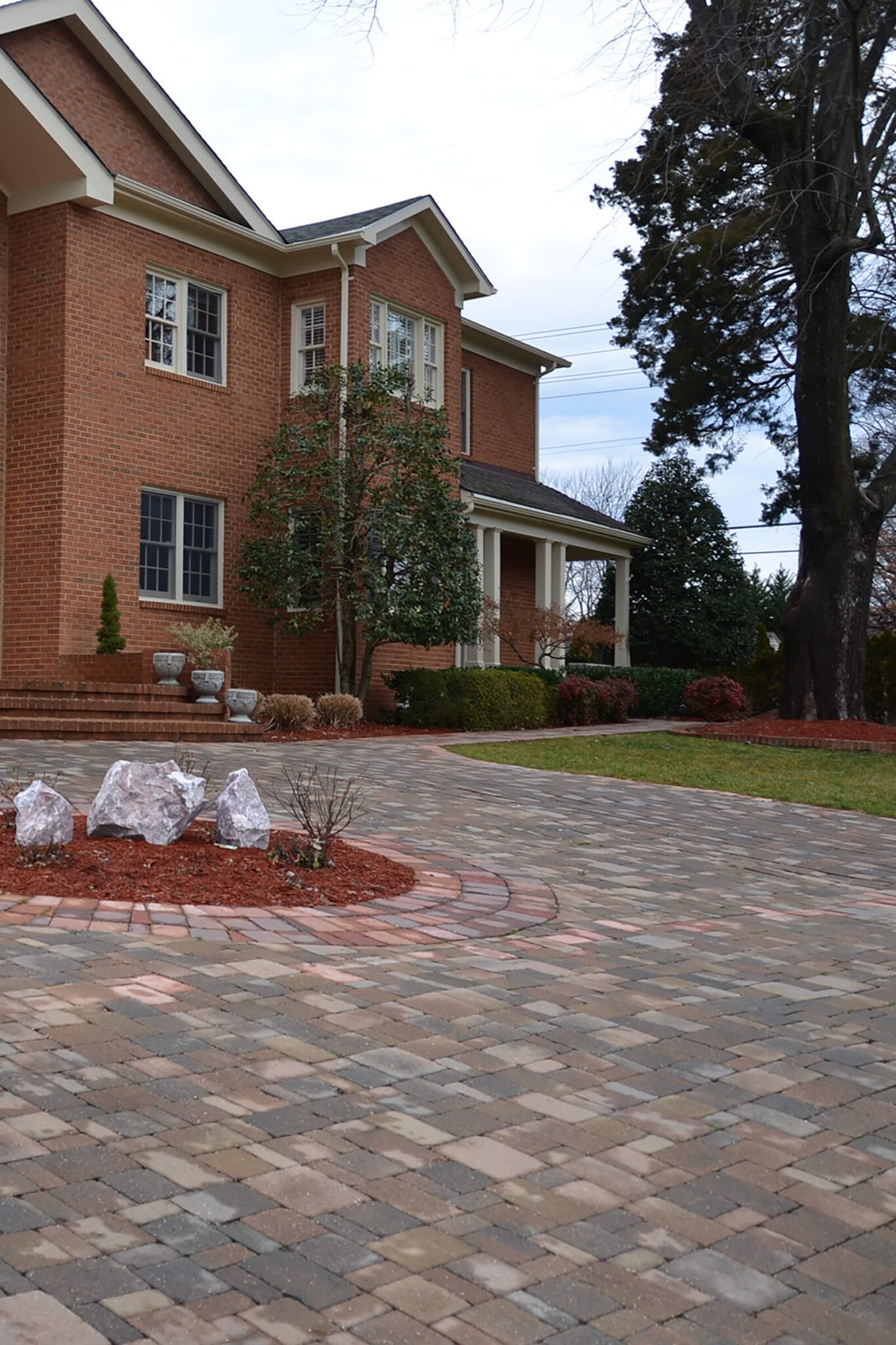 BEFORE front landscaping