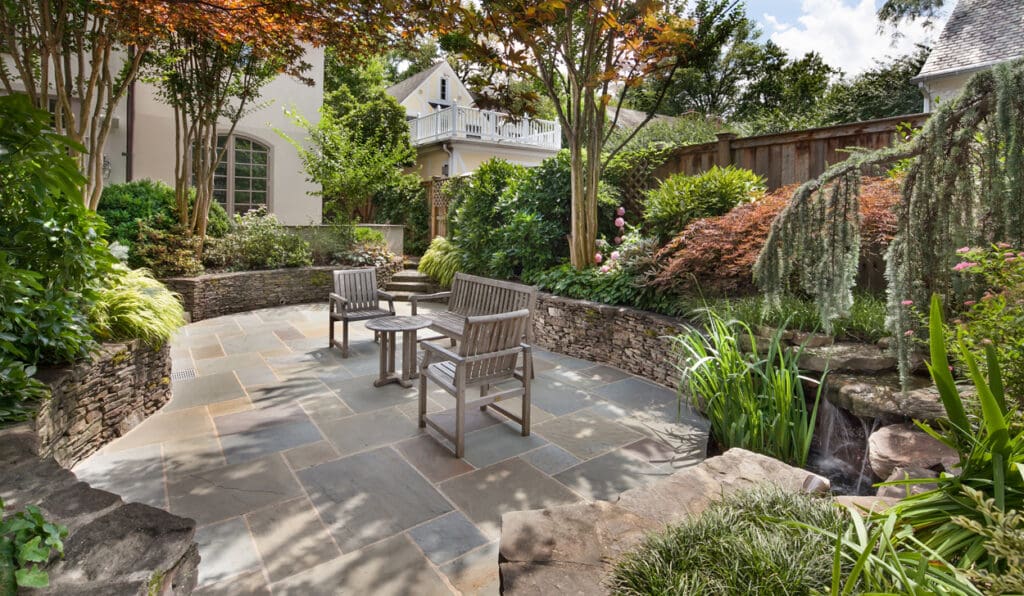 waterfall-chevy-chase-english-garden