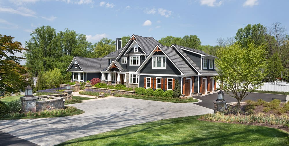 front landscaping and home completed