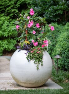 patio container arragement