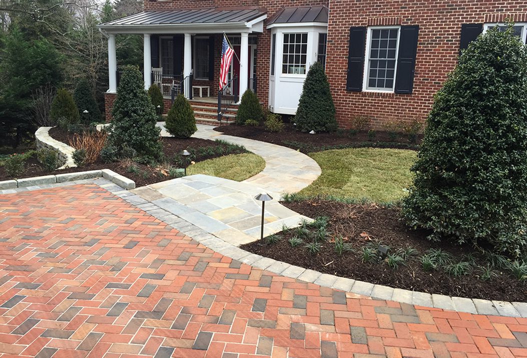 driveway after renovation