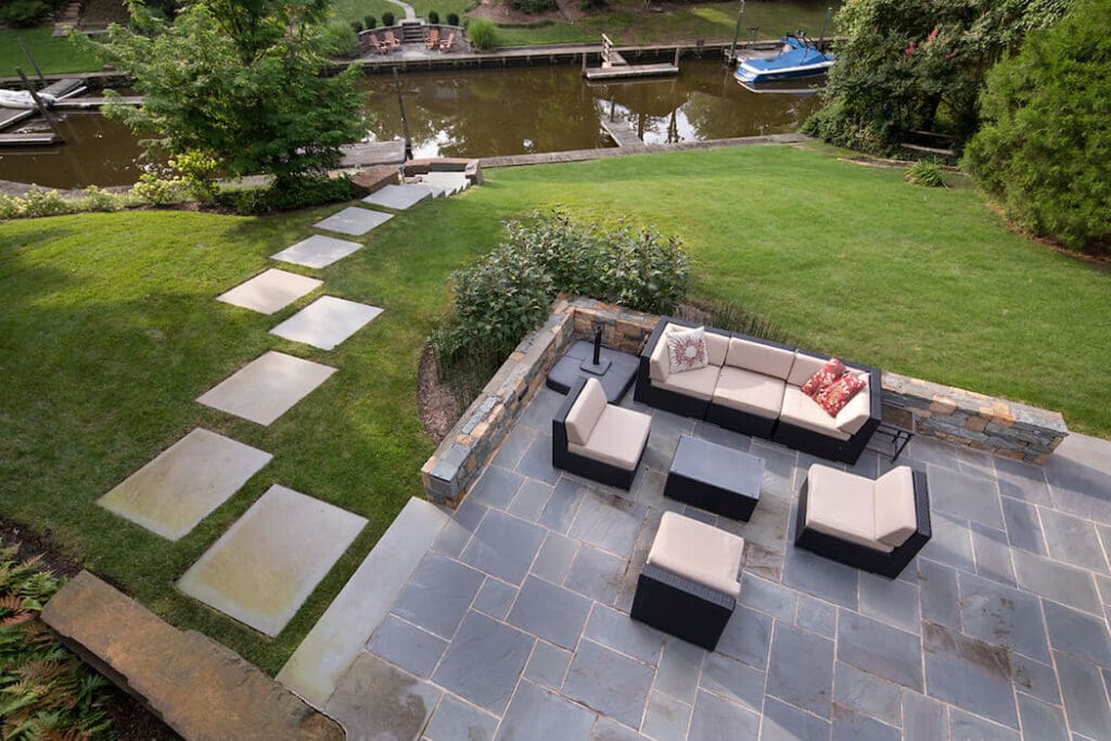 outdoor living room patio