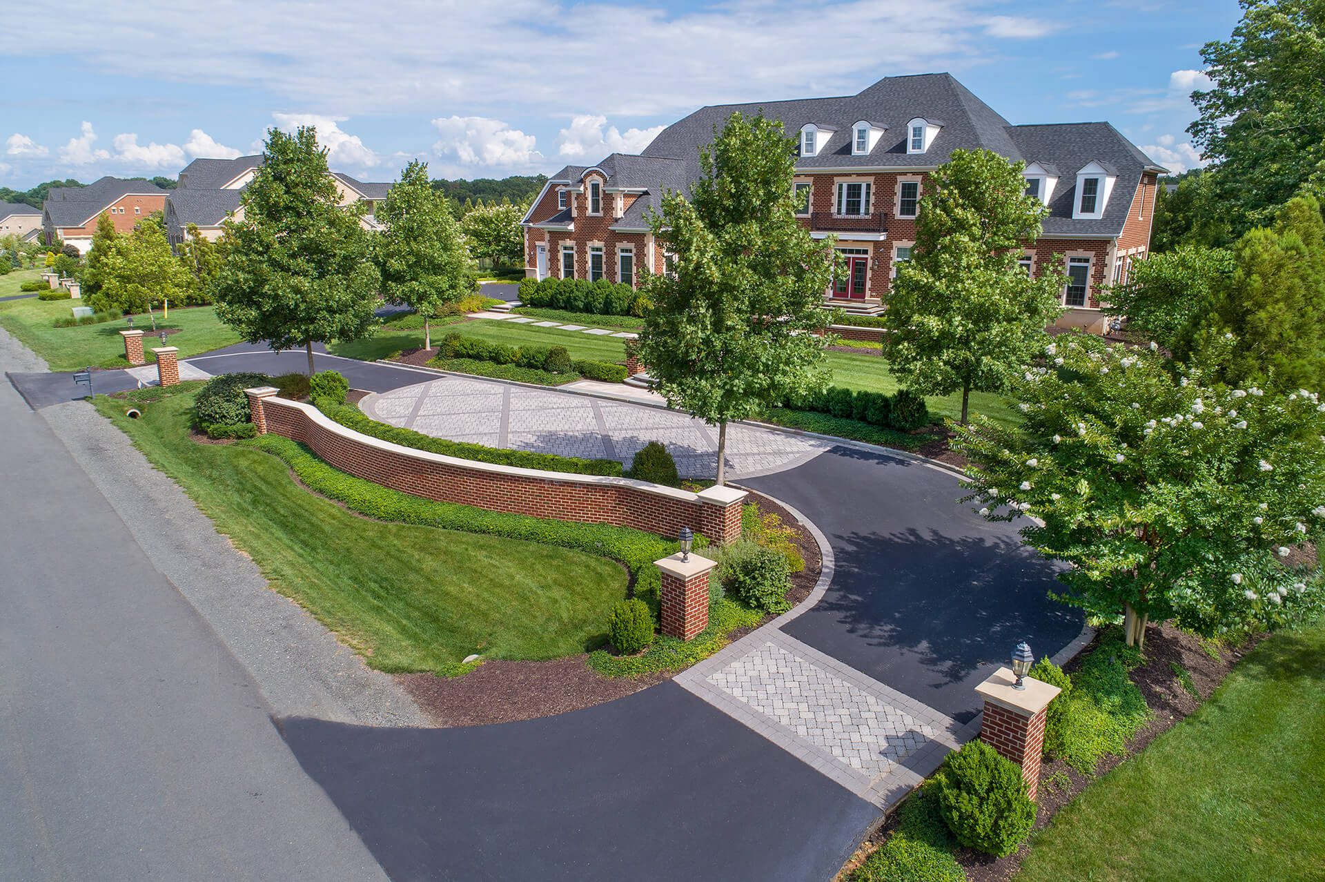 Vienna Virginia luxury driveway design