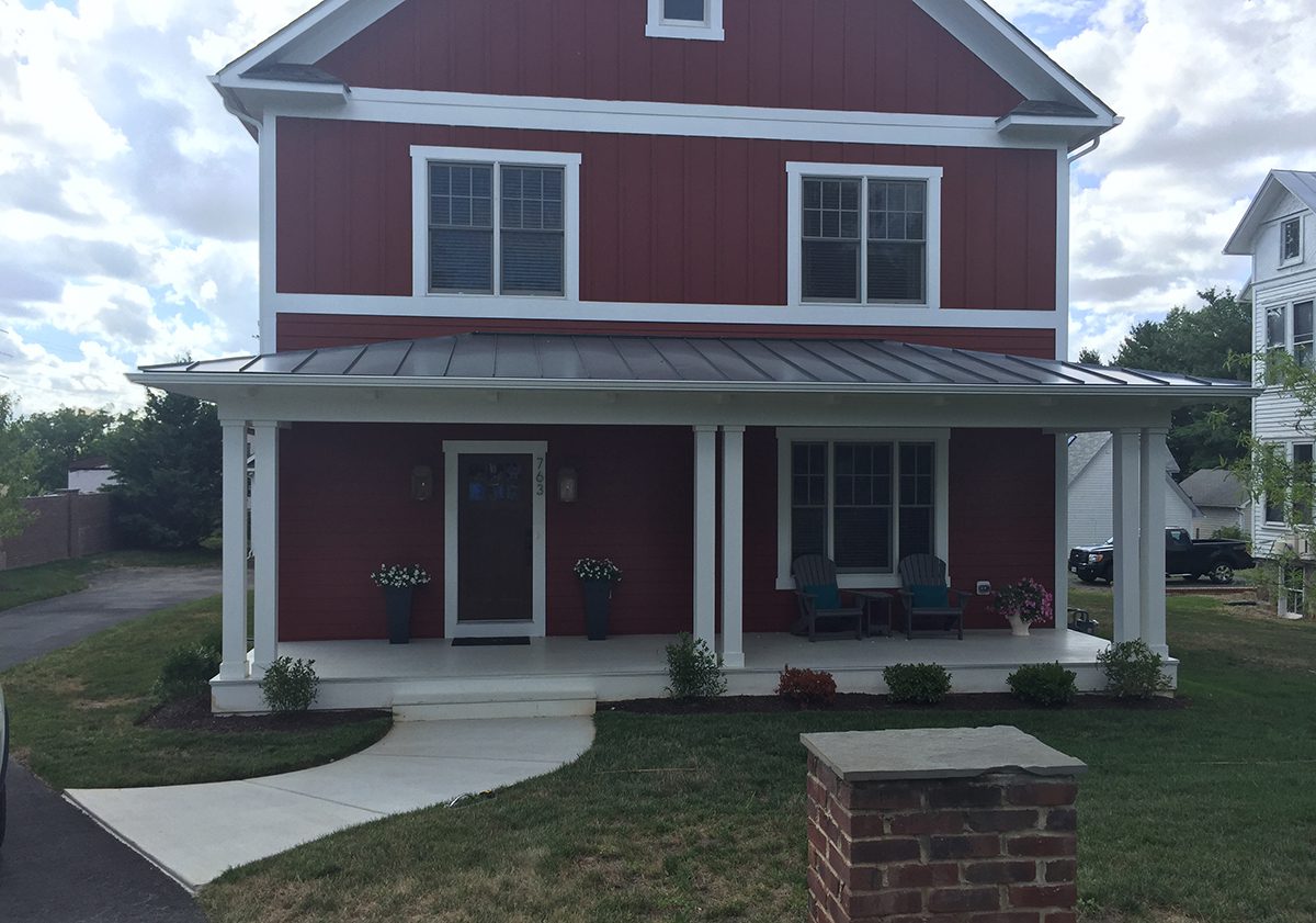 Herndon VA small yard BEFORE landscaping